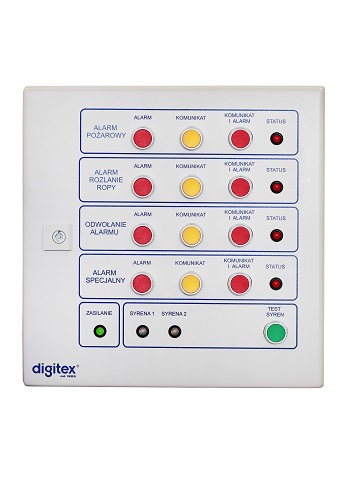 DMO-700 control panel