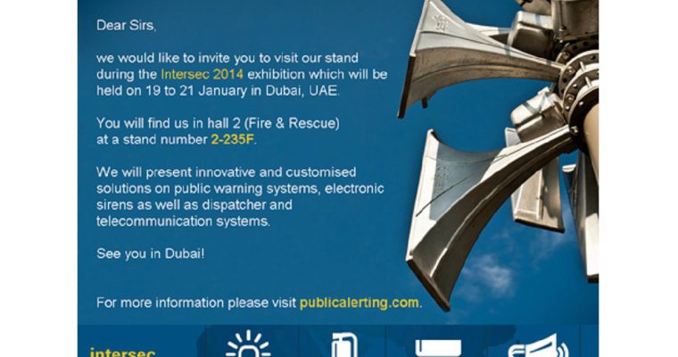 DIGITEX – invitation to the Intersec 2014