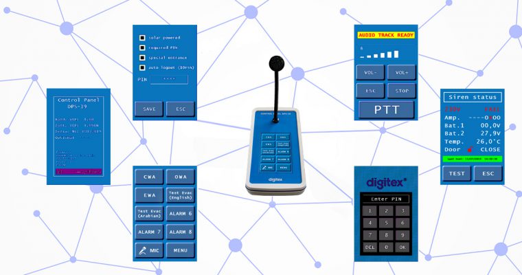 DPS-19 control panel