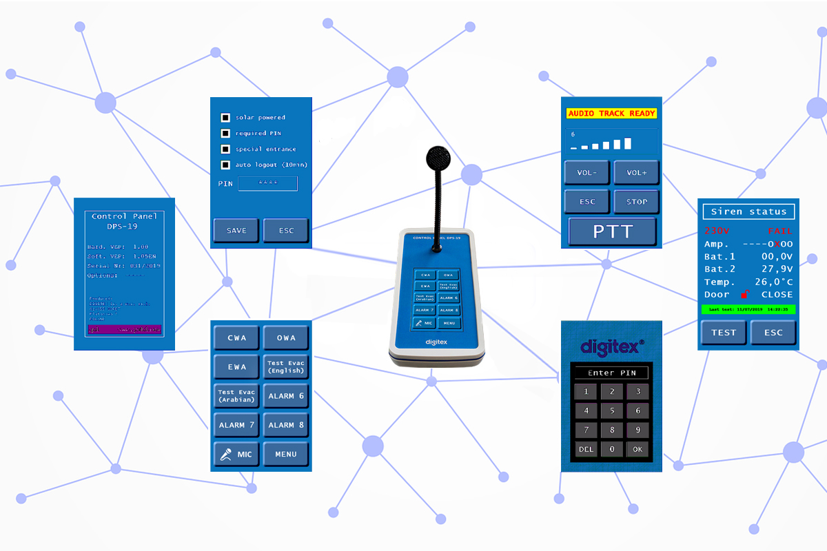 DPS-19 control panel