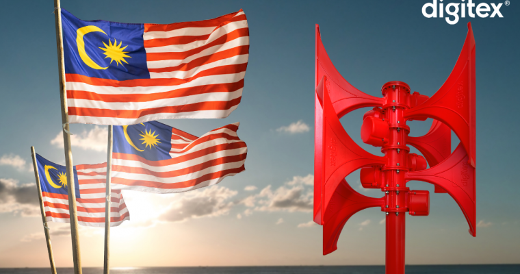 Malaysia equipped with Digitex sirens