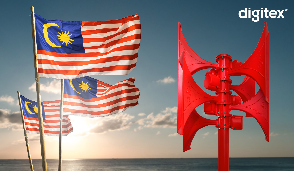 Malaysia equipped with Digitex sirens