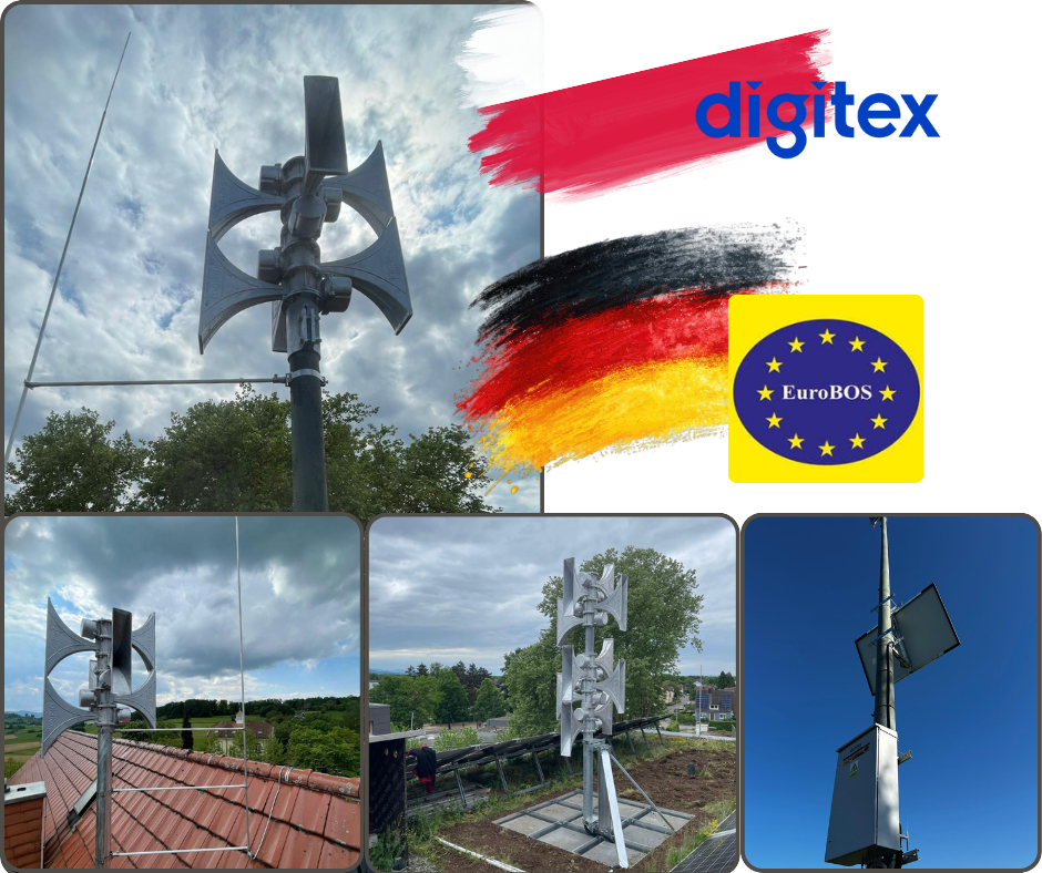 Digitex Public Alerting and Warning  Systems for Civil Defense in Germany