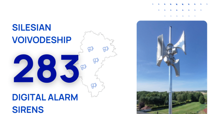 Silesian Voivodeship – comprehensive deployment of Digitex public warning and alerting systems